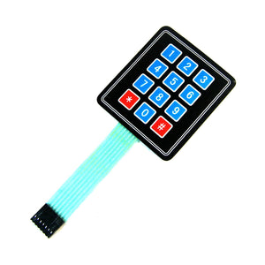 Sealed Keypad with Sticker (12 Buttons)