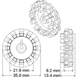 Pololu Zumo Chassis Kit (No Motors)