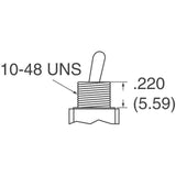 Small Toggle Switch (3-Pin, SPDT, 3A, 120V)