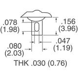 Small Toggle Switch (3-Pin, SPDT, 3A, 120V)