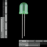 Diffused 10mm LED (Green)