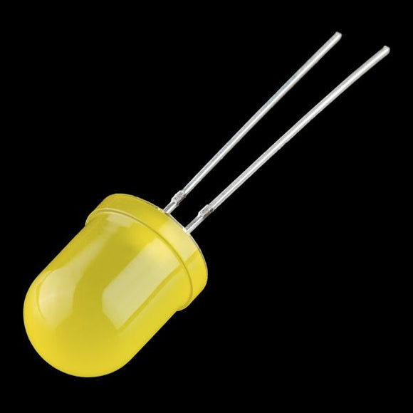 Diffused 10mm LED (Yellow)