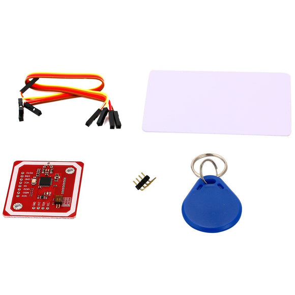 RFID/NFC Card Reader Kit (13.56MHz, PN532, Module + Card + Key Chain)