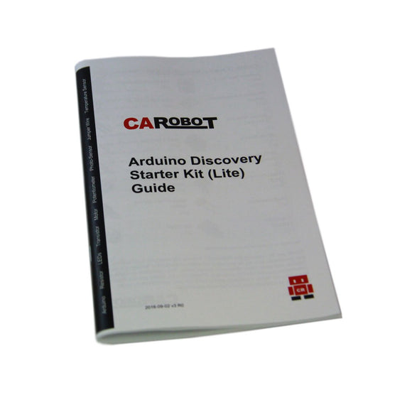 CAROBOT Arduino Discovery Kit (Lite) v3 Guide Book
