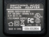 9VDC 1000mA Regulated Switching Power Adapter - UL Listed