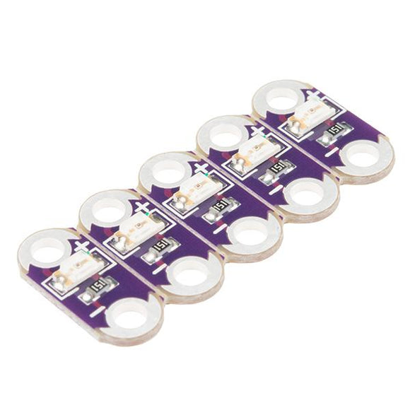 Arduino LilyPad LED (Red 5pcs)