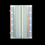 400 Tie Point Solderless Breadboard with Self-Adhesive (White)