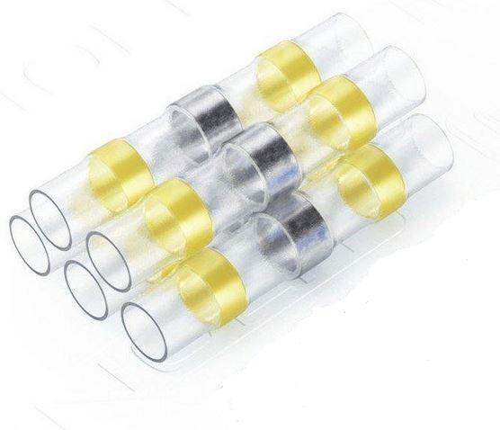 Solder Seal Wire Connector (Yellow, 12-10AWG, 4.0-6.0mm2, 5pcs)
