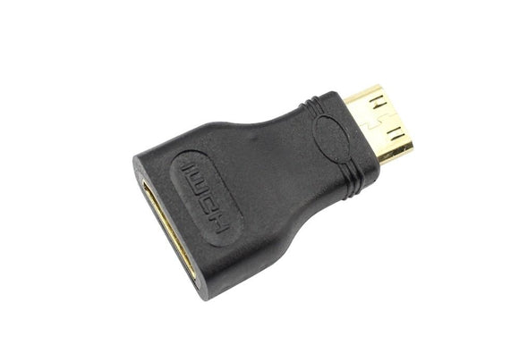 Mini HDMI Plug to Standard HDMI Jack Adapter for Raspberry Pi Zero