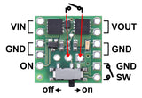 Pololu Mini MOSFET Slide Switch with Reverse Voltage Protection - SV