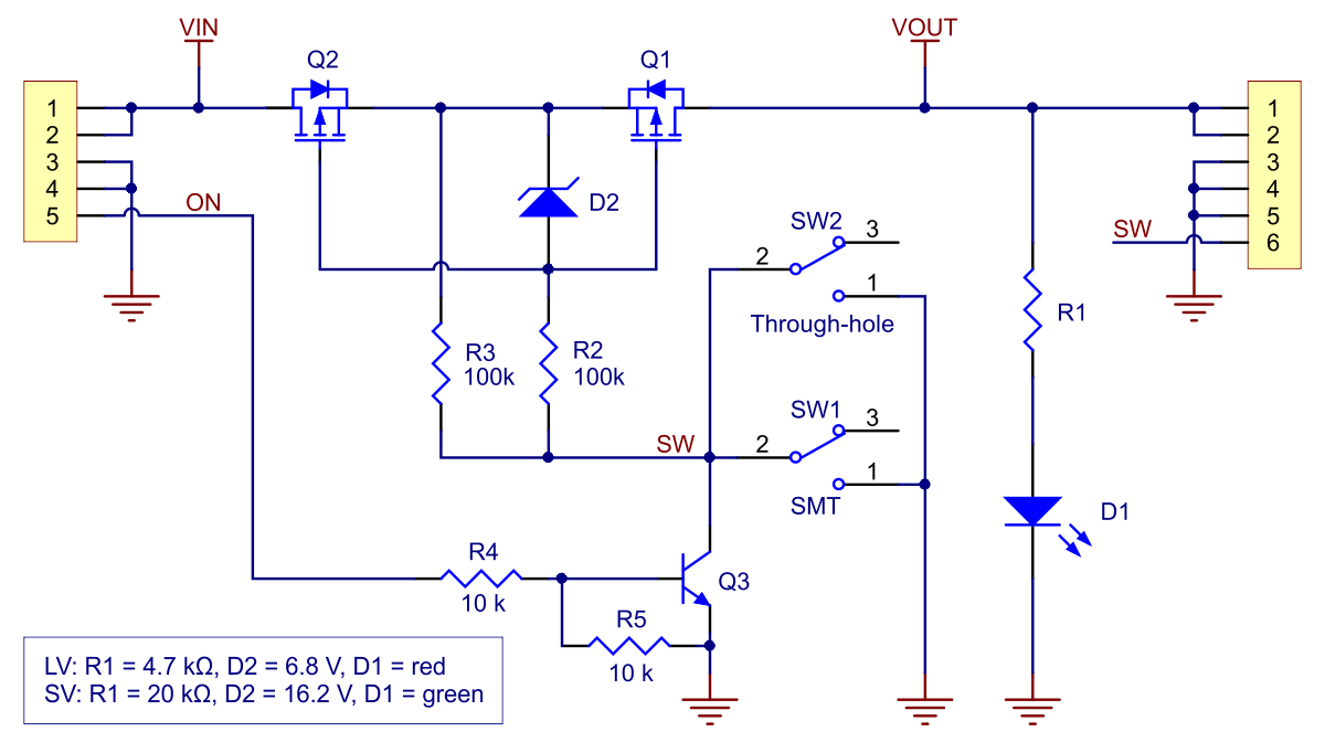 Mini Pushbutton Power Switch with Reverse Voltage Protection LV Philippines