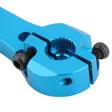 Aluminum Servo Horn Rocker Arm for Futaba Standard 25T - Blue