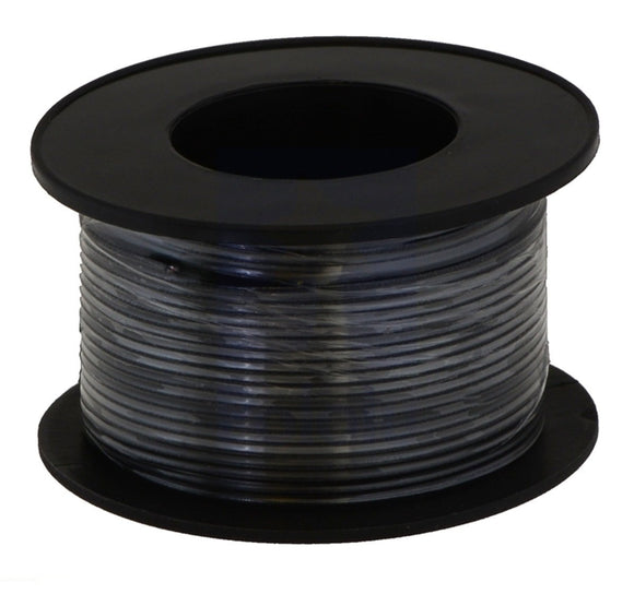 Stranded Wire (Black, 22 AWG, 50 Feet)