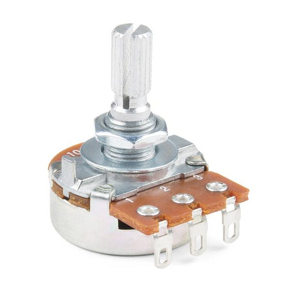 Rotary Potentiometer - Panel Mount (250k Ohm Logarithmic)