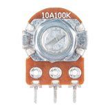 Rotary Potentiometer - Panel Mount (100k Ohm Logarithmic)