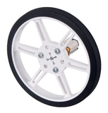 Pololu Multi-Hub Wheel 80x10mm Pair (White)