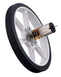 Pololu Multi-Hub Wheel 80x10mm Pair (White)