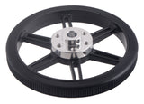Pololu Multi-Hub Wheel 80x10mm Pair (Black)