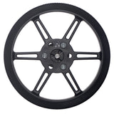 Pololu Multi-Hub Wheel 80x10mm Pair (Black)