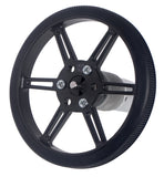 Pololu Multi-Hub Wheel 80x10mm Pair (Black)