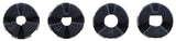 Pololu Multi-Hub Wheel 80x10mm Pair (Black)