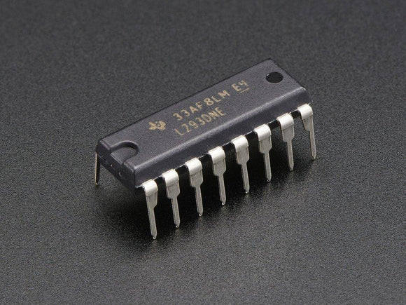 Dual H-Bridge Motor Driver for DC or Steppers - 600mA - L293D