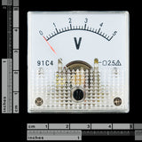 Analog Panel Voltage Meter (0 - 5 VDC)