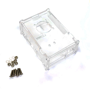 Acrylic Enclosure/Case for Raspberry Pi 4 B with Fan and GPIO slot (Clear Transparent)
