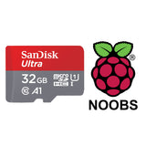 CAROBOT Raspberry Pi 3 B+ Starter Bundle (with 32GB SD Card) (Black Enclosure)