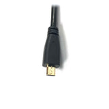 Micro HDMI to HDMI Cable (2m / 6ft) (great for Raspberry Pi 4 B)