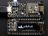 Adafruit FeatherWing OLED - 128x32 OLED Add-on For Feather