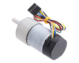 Pololu 19:1 Metal Gearmotor 37Dx68L mm 12V with 64 CPR Encoder (Helical Pinion)