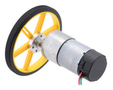Pololu 19:1 Metal Gearmotor 37Dx68L mm 12V with 64 CPR Encoder (Helical Pinion)