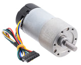 Pololu 50:1 Metal Gearmotor 37Dx70L mm 12V with 64 CPR Encoder (Helical Pinion)