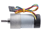 Pololu 50:1 Metal Gearmotor 37Dx70L mm 12V with 64 CPR Encoder (Helical Pinion)
