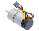 Pololu 50:1 Metal Gearmotor 37Dx70L mm 12V with 64 CPR Encoder (Helical Pinion)