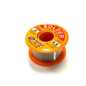 Solder 63/37 Leaded (2% flux, 0.5mm, 50g Spool)