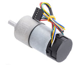 Pololu 131:1 Metal Gearmotor 37Dx73L mm 12V with 64 CPR Encoder (Helical Pinion)