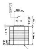 Stepper Motor NEMA 17 (200 steps/rev, 3.3V, 1.5A, Bipolar)