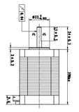 Stepper Motor NEMA 17 (200 steps/rev, 3.52V, 1.5A, Bipolar)