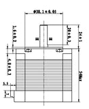 Stepper Motor NEMA 23 (200 steps/rev, 5.2V, 2A, Bipolar)