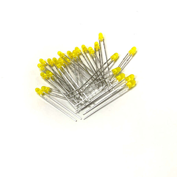 Basic 3mm LED (25x Yellow)