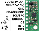 Pololu LSM6DS33 3D Accelerometer and Gyro Carrier with Voltage Regulator