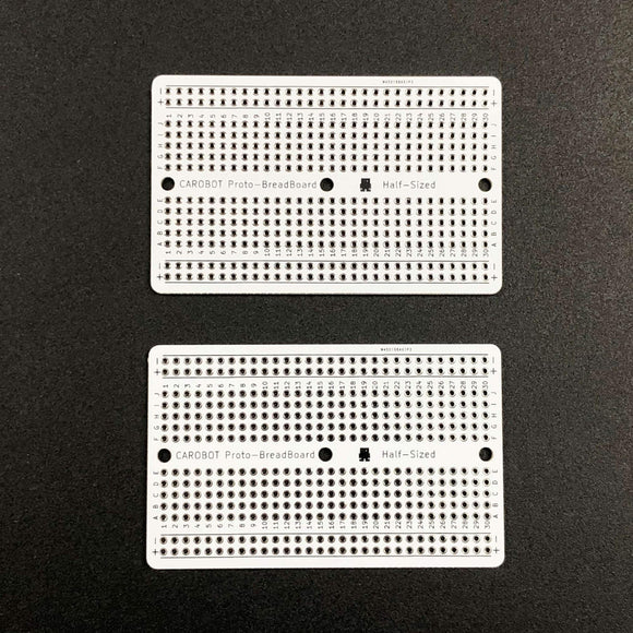 CAROBOT Proto-Breadboard Half-Size (2-pack)