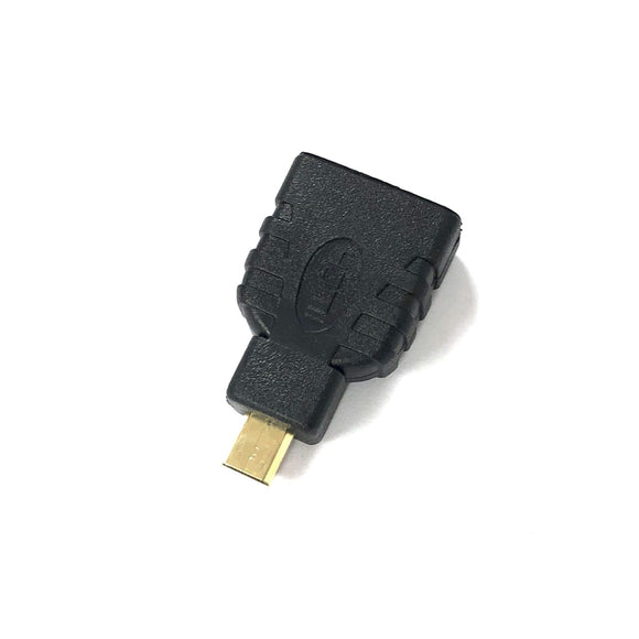 Micro HDMI Plug to Standard HDMI Jack Adapter (Great for Raspberry Pi 4)