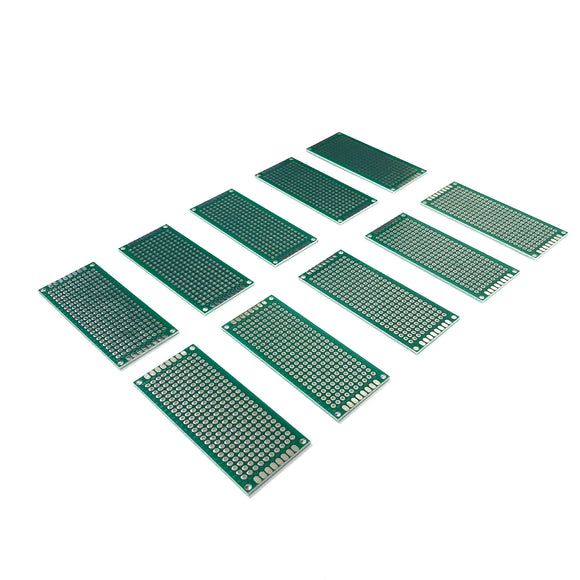 ProtoBoard / Perfboard (3x7cm 2-sided) (10-pack)