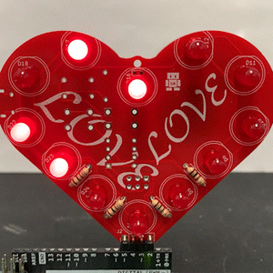 Glowing Heart LED Kit