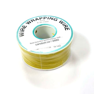 Solid Core Wire 30AWG (Yellow, 750ft / 230m)