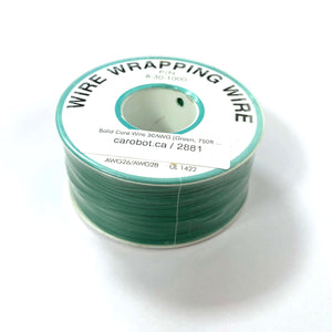 Solid Core Wire 30AWG (Green, 750ft / 230m)