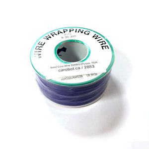Solid Core Wire 30AWG (Purple, 750ft / 230m)